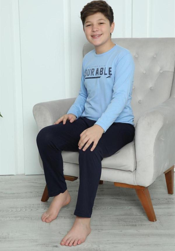 Celira Erkek Çocuk Penye Pijama Takım 20412 - Image 1