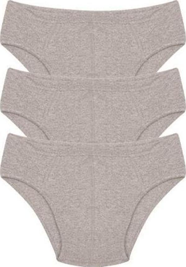 Celira Erkek Pamuk 3lü Gri Slip 40129 - Image 1