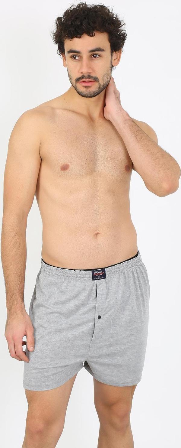 Celira Erkek Penye Boxer Gri 40091 - Image 1