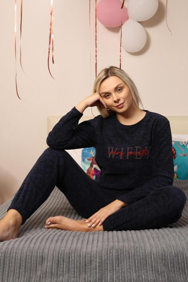 Celira Welsoft Polar Kadın Pijama Takımı 8517 - Image 1