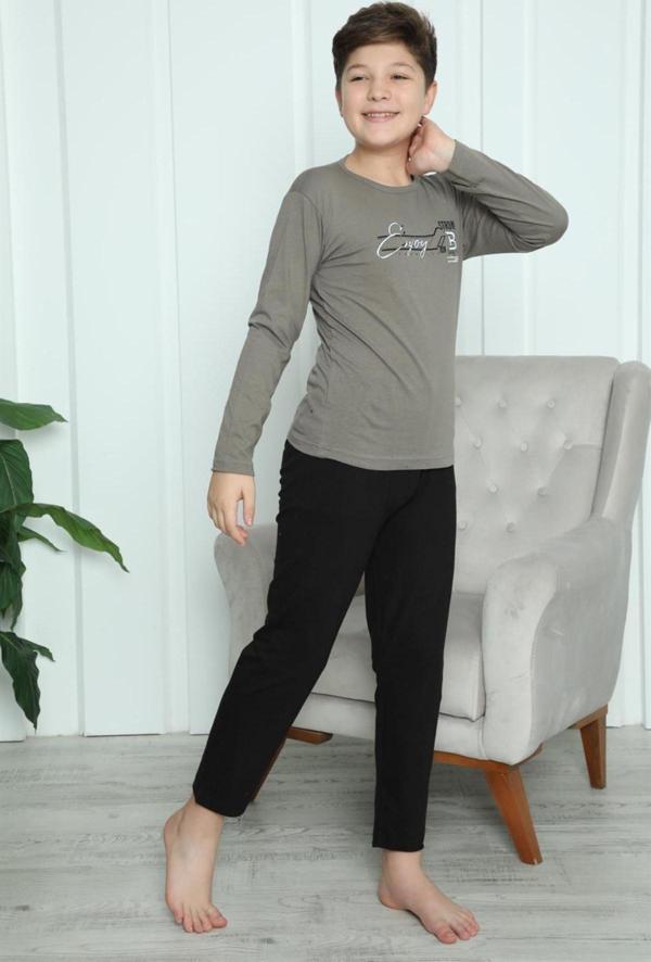 Celira Erkek Çocuk Penye Pijama Takım 20418 - Image 1
