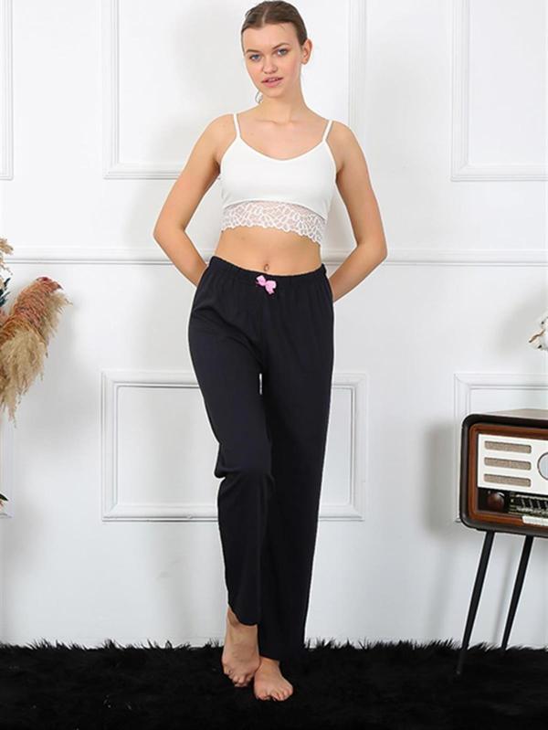 Celira Kadın Pamuklu Alt Pijama 27467 - Image 1
