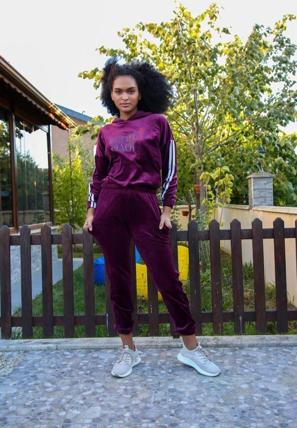 Celira Kadın Kadife Eşofman Takım 9078 - Image 1