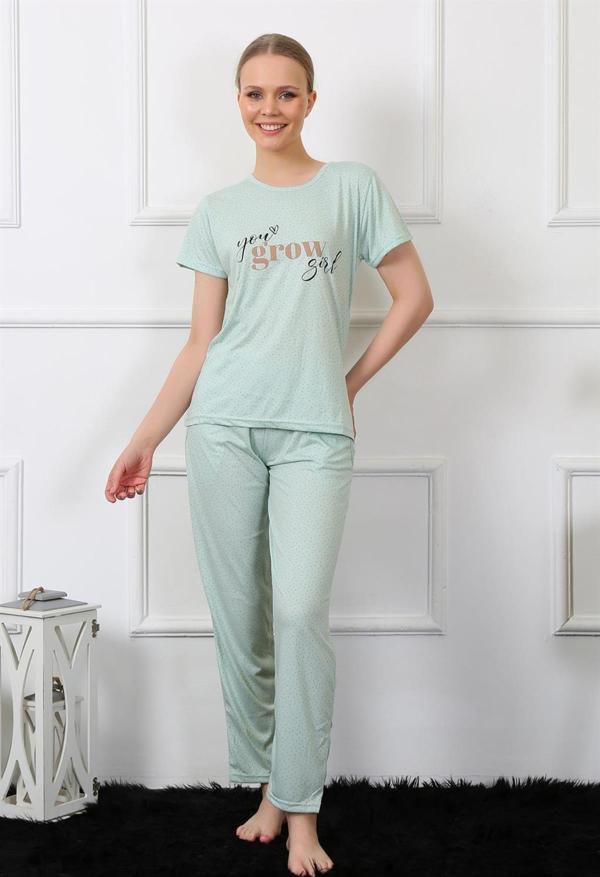 Celira Kadın Kısa Kol Pijama Takımı - Image 1
