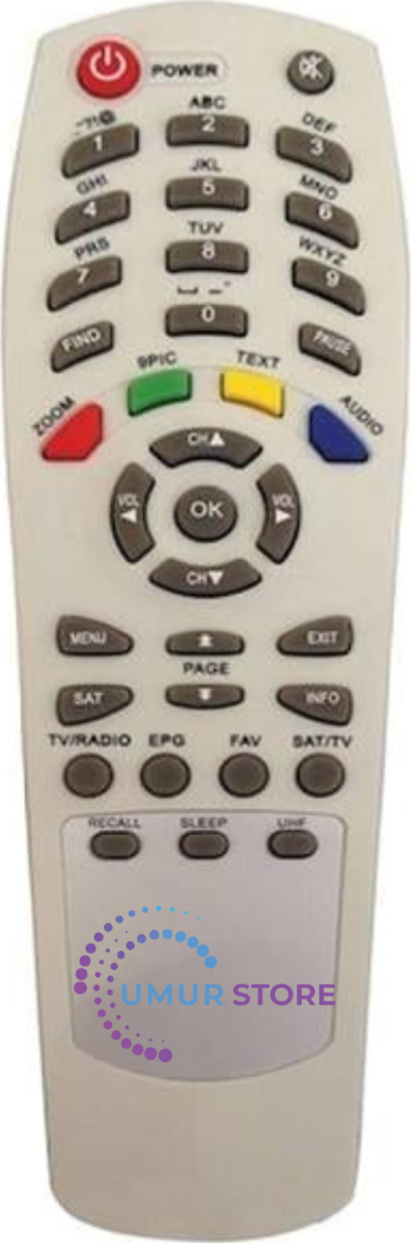 Kamosonic 6100 Uydu Alıcı Kumandası - Image 1