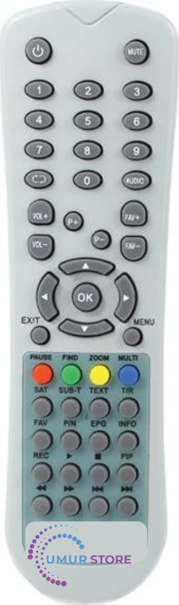Mersat Minibox USB Pvr Uydu Alıcı Kumandası - Image 1