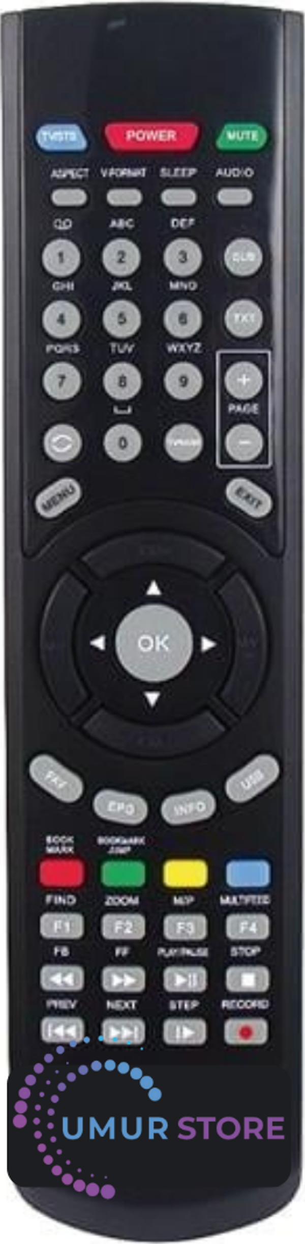 Botech BC-9000 HD CIS/USB/PVR Uydu Alıcı Kumandası - Image 1