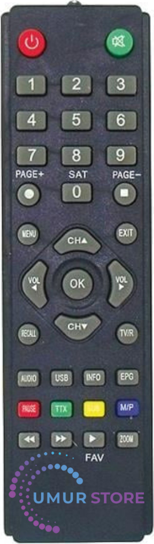 Botech Piko 107 Mini Uydu Alıcı Kumandası - Image 1