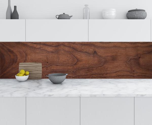 Mutfak Tezgah Arası Folyo Fayans Kaplama Folyosu Koyu Ceviz Doku 60x100 CM - Image 1