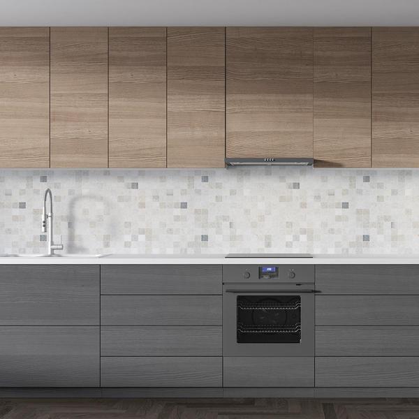 Mutfak Tezgah Arası Folyo Fayans Kaplama Folyosu Küçük Taş Desen 60 x 200 - Image 1