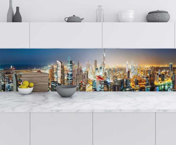 Mutfak Tezgah Arası Folyo Fayans Kaplama Folyosu Dubai 60x200 CM - Image 1