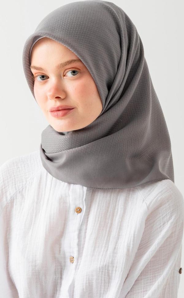 Soft Pamuk Jakarlı Eşarp – Doğal Dokulu, Hafif ve Nefes Alan Kumaş- Bambu Kraş Eşarp Yumuşak Dokulu Düz Renk Eşarp, Tesettür Eşarp - Image 1