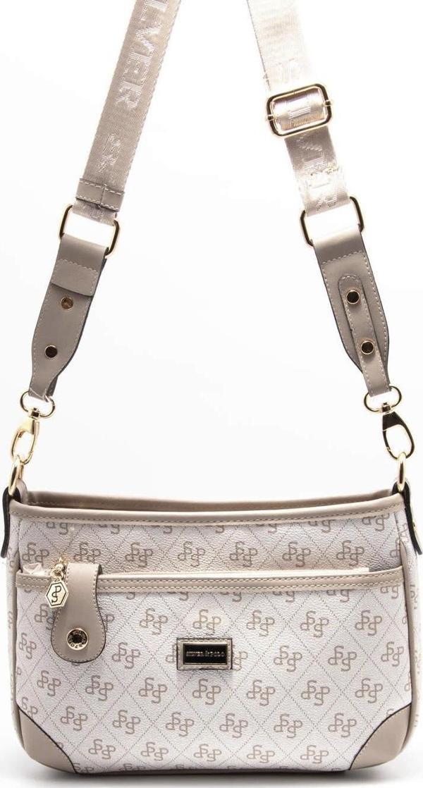 Silver & Polo Kadın Çapraz Çanta 1160-45497 SILVER POLO ÇAPRAZ BAYAN ÇANTASI M178 BEJ-MAT KUM - Image 1
