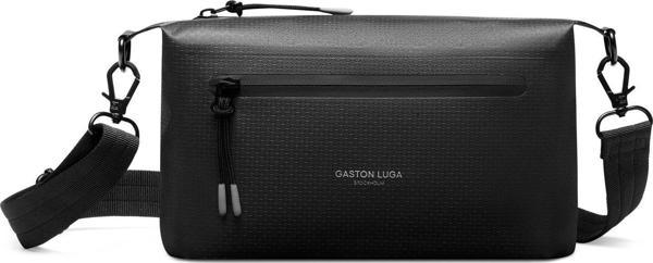 Gaston Luga Lightweight DuoSeal Crossbody Omuz Çantası- Black - Image 1