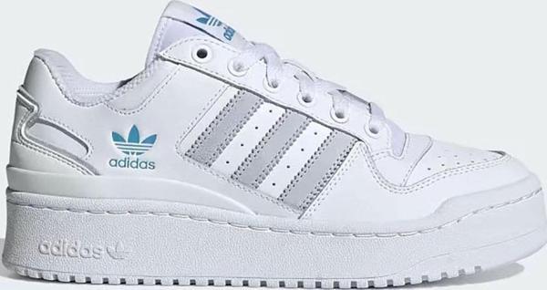 Adidas Forum Bold Stripes Leaher Womens Sneaker White Hakiki Deri Kadın Günlük Spor Ayakkabı Beyaz - Image 1