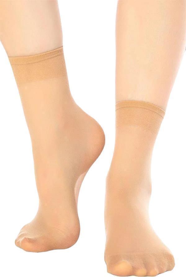 Dode Flora Desimo Kadın 20 Den Mat Dayanıklı  İnce Elastan Soket Çorabı - Image 1