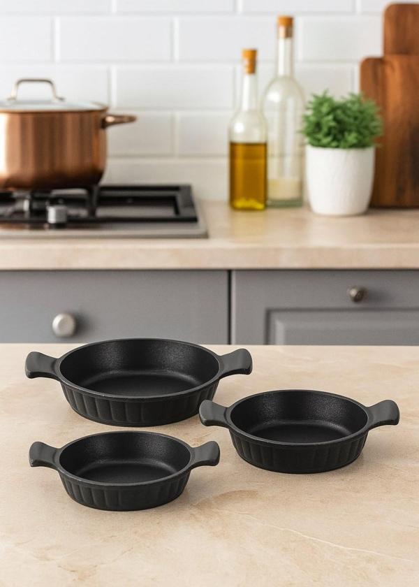 Cursa Döküm3 'lü Tava Seti 18-20-22 cm - Image 1