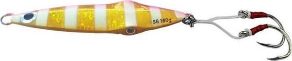 Savage gear Squish Jig 12cm 160gr Jig Yem Pink Glow Zebra - Image 1