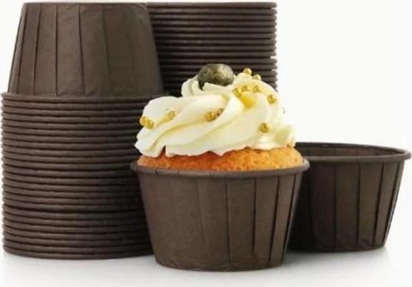 Cupcake/Muffin /Suffle Kek Kapsülü Kahverengi 50 Li - Image 1