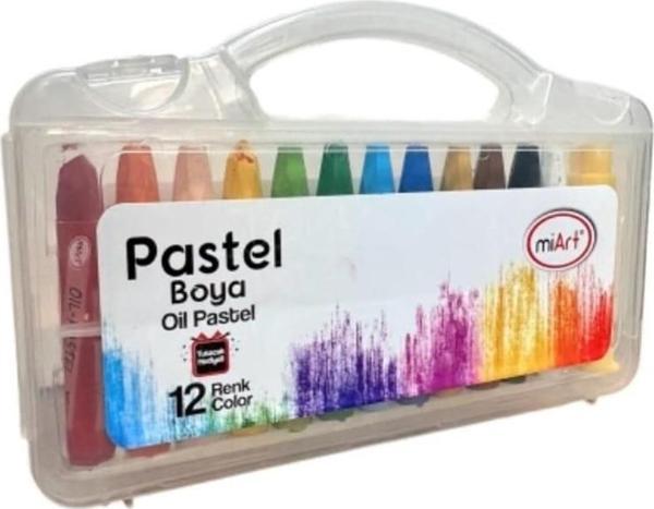 Miart Pastel Boya 12 Renk Çantalı - Image 1
