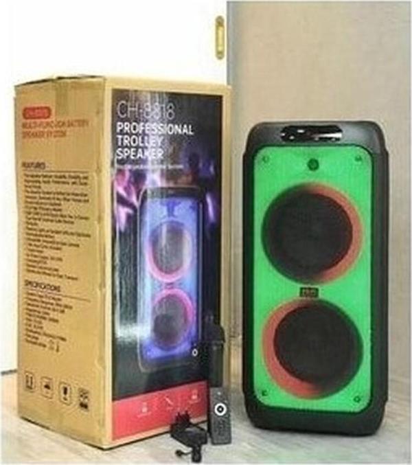 Junglee Partybox Bluetooth Hoparlör Kablosuz Mikrofonlu Ses Sistemi Gitar Bas Kabin - Image 1
