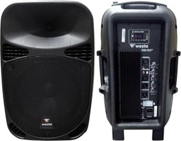 Westa WSA-12A 300 Watt Usb/sd/bluetooth Destekli 30 cm Iki Yollu Aktif Kabin Hoparlör - Image 1