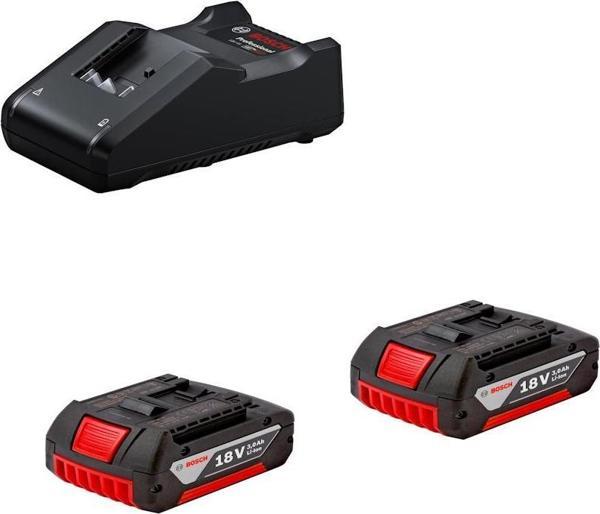 Bosch 18V Başlangıç seti 2x3.0 Ah + GAL 18v-40 - Image 1