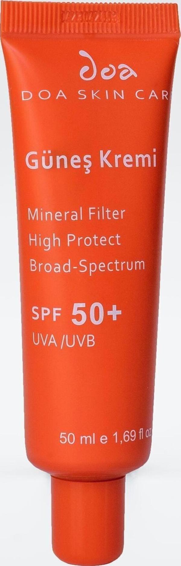 Doa Kozmetik Güneş Kremi 50 Spf (MİNERAL FİLTRE) - Image 1
