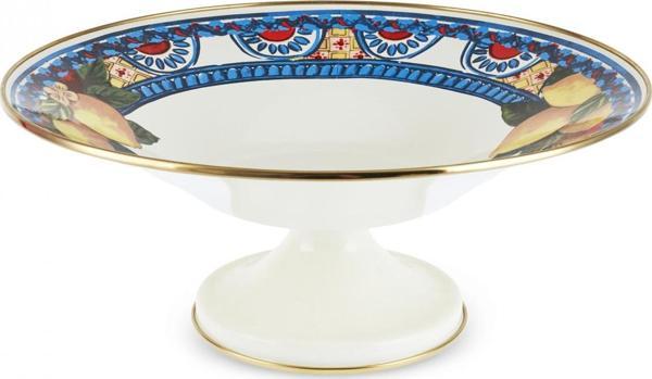 Karaca Amalfi Emaye Ayaklı Meyvelik 30 cm - Image 1