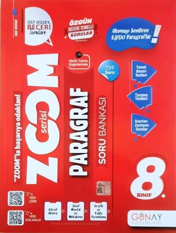 8. Sınıf LGS Paragraf Soru Bankası Zoom Serisi 2025


 - İş Bankası Kültür Yayınları - Image 1