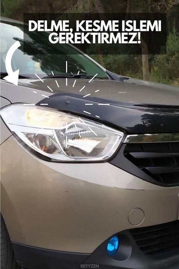 Ford Custom  Uyumlu Kaput Koruma / Kaput Rüzgarlığı Koruyucu 2018+ Uyumlu - Image 1