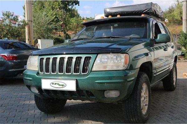Jeep Grand Cherokee Ön Kaput Koruma Rüzgarlığı 3mm Akrilik (abs) Parlak Siyah Deflektör 1999-2004 - Image 1