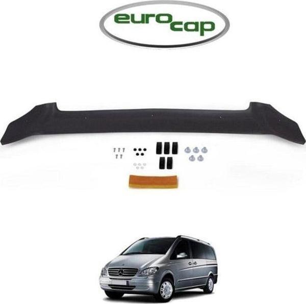 Mercedes Viano Ön Kaput Koruma Rüzgarlığı 3mm Akrilik (abs) Parlak Siyah Deflektör 2004-2011 - Image 1