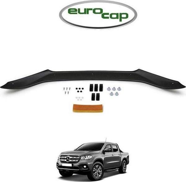 Mercedes X-class Uyumlu Ön Kaput Koruma Rüzgarlığı 3mm Akrilik (abs) Parlak Siyah Deflektör 2017-> - Image 1