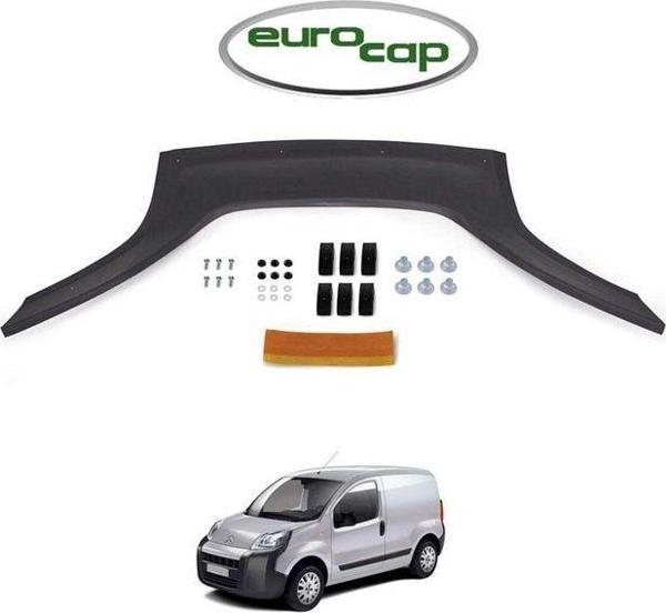 Citroen Nemo Ön Kaput Koruma Rüzgarlığı 3mm Akrilik (Abs) Parlak Siyah Deflektör 2007-2016 Uyumlu - Image 1