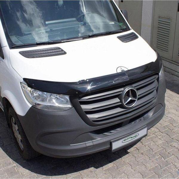 Mercedes Sprinter W907 Ön Kaput Koruma Rüzgarlığı 3mm Akrilik (abs) Parlak Deflektör 2019-> - Image 1