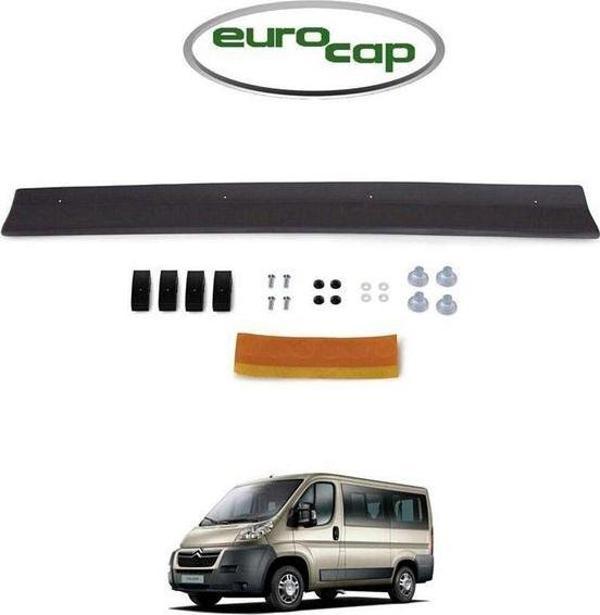 Citroen Jumper Uyumlu  Ön Kaput Koruma Rüzgarlığı 3mm Akrilik (Abs) Parlak Siyah Deflektör 2006-2014 - Image 1