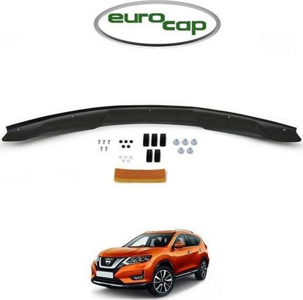 Nissan X-trail Ön Kaput Koruma Rüzgarlığı 3mm Akrilik (ABS) Parlak Siyah Deflektör 2014-> - Image 1