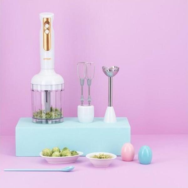 Emsan Powerpack Midi Beyaz 4'lü Blender Set - Image 1