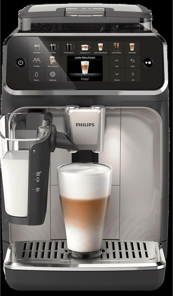 Tam Otomatik Espresso Makinesi Krom Siyah - Image 1