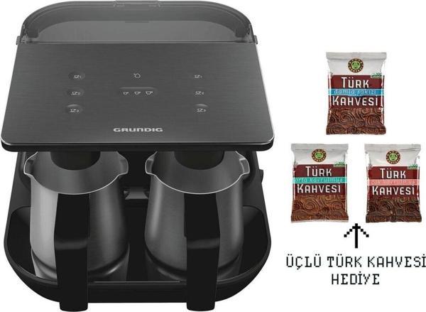 Premium Çelik Cezveli Otomatik Su Hazneli Közde Türk Kahvesi ve Türk Kahvesi Makinesi - Image 1