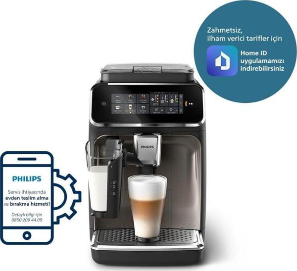Tam Otomatik LatteGo Espresso Makinesi, 3300 Serisi, SilentBrew  Krom - Image 1