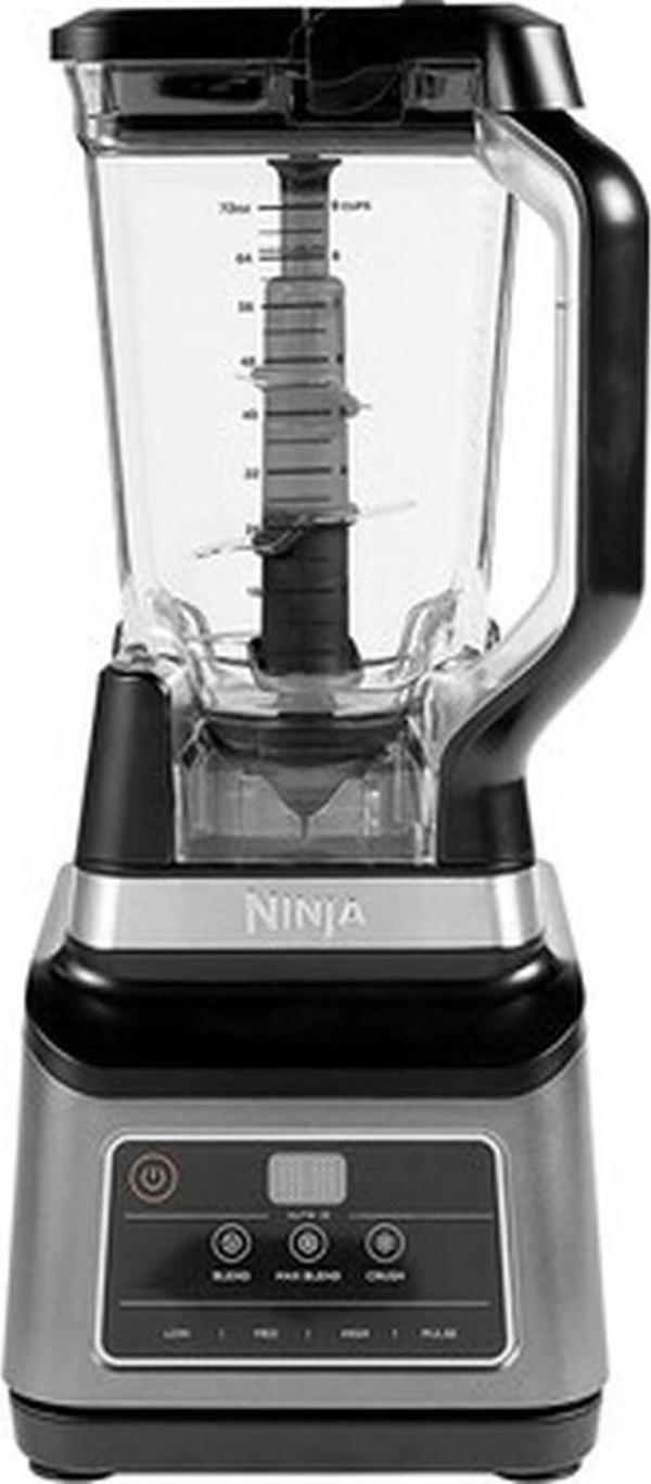 Shark Ninja (BN750EU) Auto-Iq Özellikli 2'si 1 Arada Blender, 1200 W, 2,1 L Sürahi, 0,7 L Beher, Siyah/gümüş - Image 1