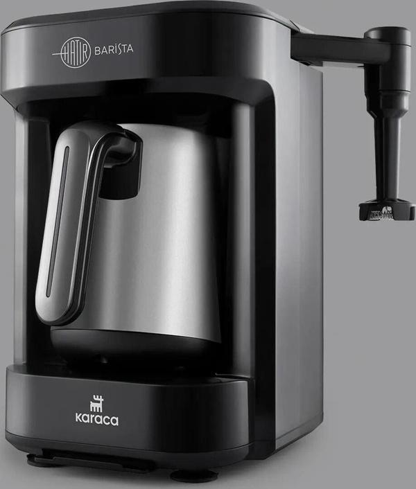 Hatır Barista Steel Cappuccino Ve Türk Kahve Makinesi Galaxy Grey Türk Kahvesi Hediyeli - Image 1