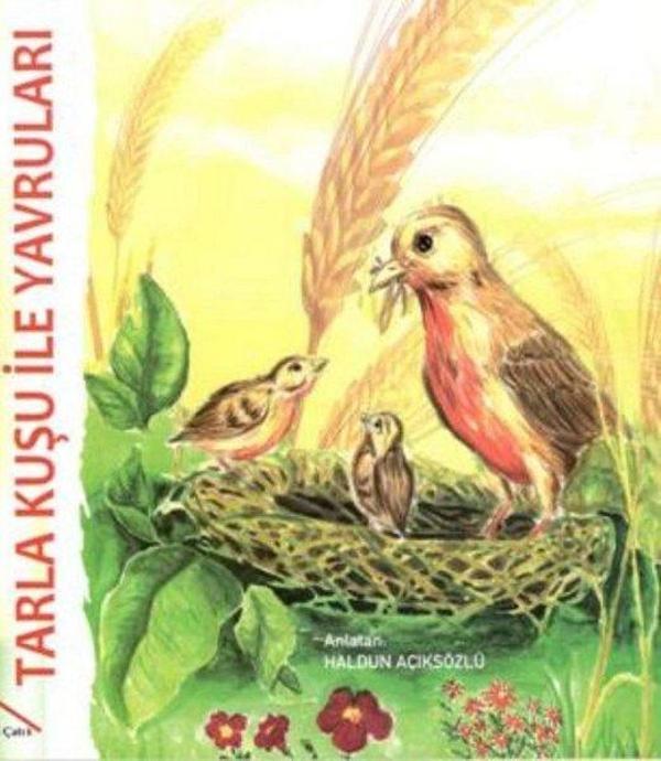 Tarla Kuşu ile Yavruları-La Fontaine Masallar-4 - Kırmızı Çatı - Image 1
