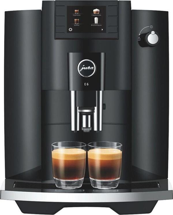 E6 Tam Otomatik Kahve Makinesi Piano Black (EC) - Image 1