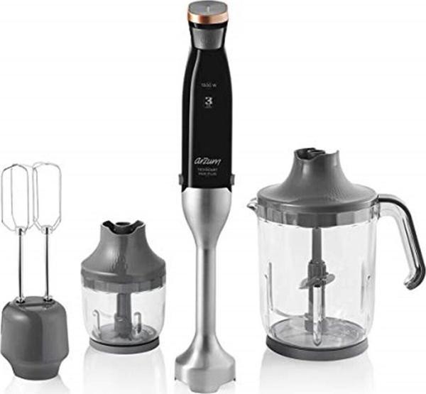 Ar1070 Technoart Maxi Plus Blender Set, Siyah - Image 1