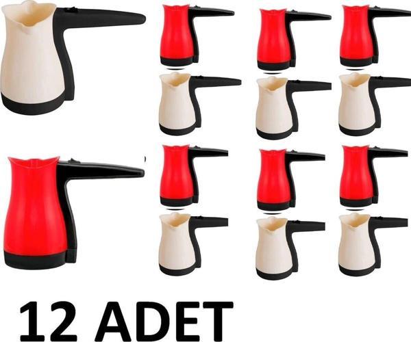 Mupa (12 Adet ) Mc600 Elektrikli Türk Kahve Makinesi 5 Fincan 0,4 Lt Gizli Resistans - Image 1