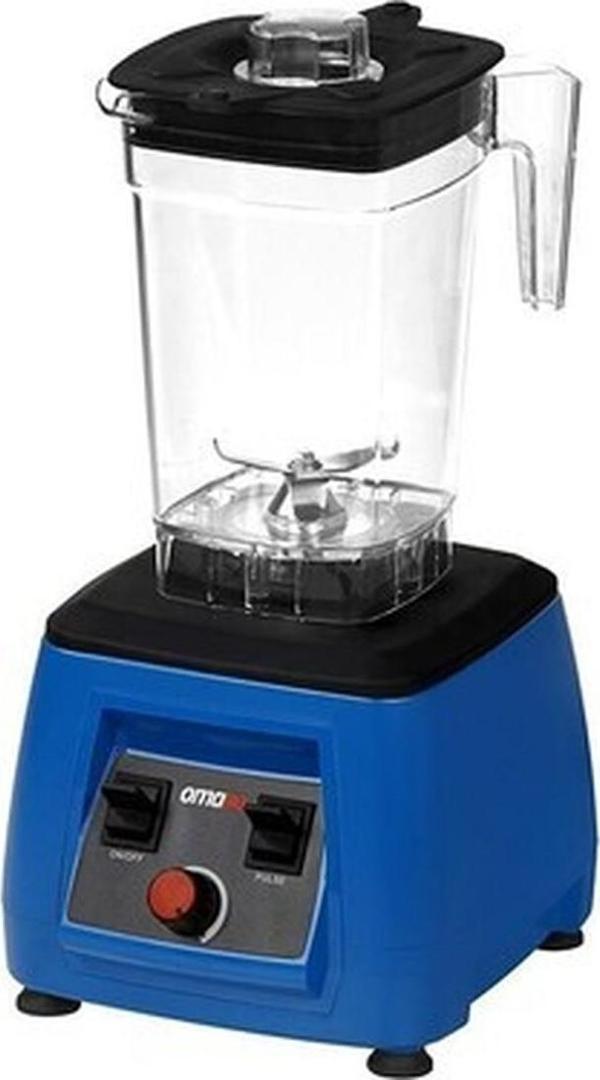 Omake Bar Blender 2 Litre Manuel Sensörsüz Kapak Mavi - Image 1
