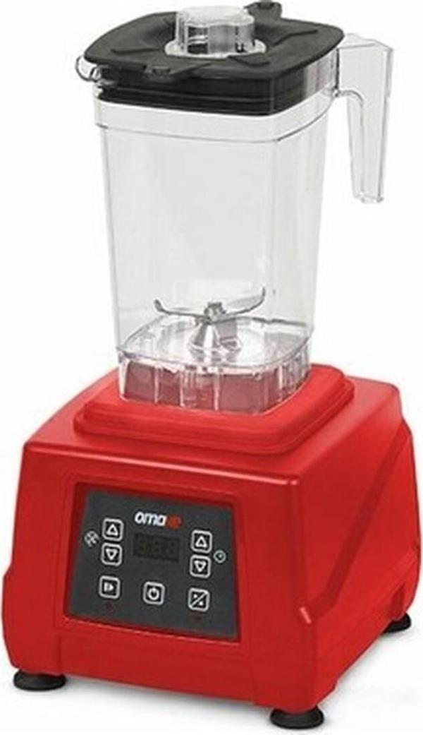 Omake Bar Blender 2 Litre Dijital Kapak Sensörsüz Kırmızı - Image 1